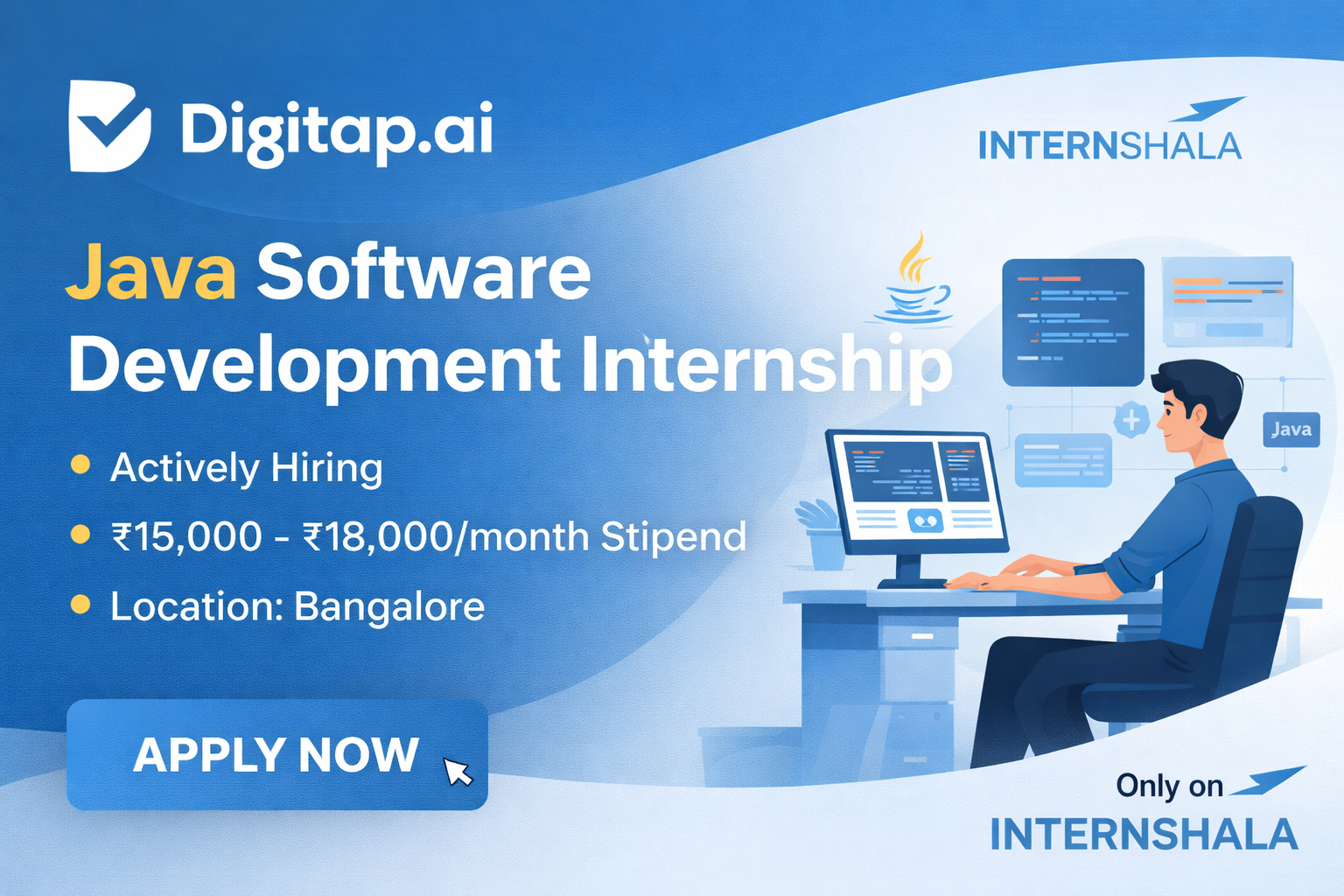 Digitap.ai Java Internship 2026: Stand Out from 500+