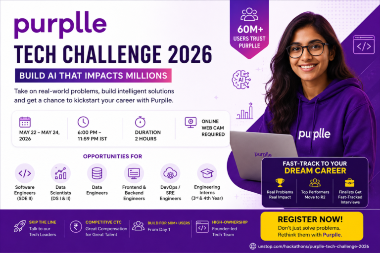 Purplle Tech Hiring Challenge 2026 Apply Now