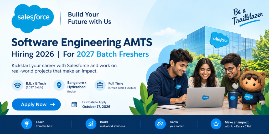 Salesforce Jobs for Freshers 2026